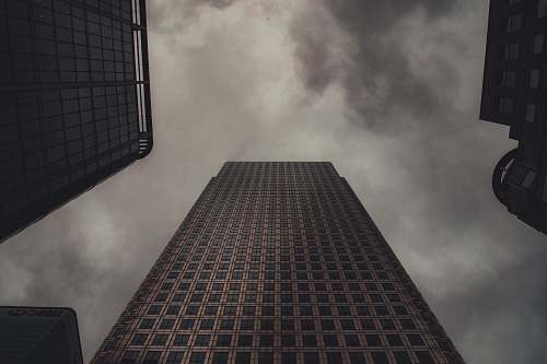 office building low angle view photography of buildings city